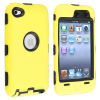 eForCity Hybrid Case for iPod touch 4G (Black Hard/Yellow Skin) eForCity Hybrid Case for iPod touch 4G (Black Hard/Yellow Skin)