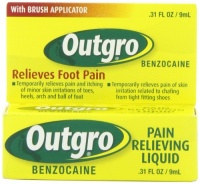Outgro Pain Relieving Liquid with Brush Applicator, 0.31 Ounce Outgro Pain Relieving Liquid with Brush Applicator, 0.31 Ounce
