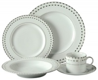 Oneida Couplet 5-Piece Dinnerware Place Setting, Service for 1 Oneida Couplet 5-Piece Dinnerware Place Setting, Service for 1
