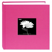 Pioneer 200 Pocket Fabric Frame Cover Photo Album, Bright Pink Pioneer 200 Pocket Fabric Frame Cover Photo Album, Bright Pink