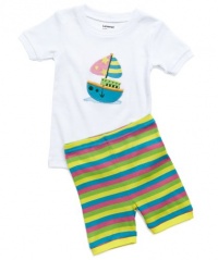 Leveret Shorts Sail Boat 2 Piece Pajama 100% Cotton (Size 6M-5T) Leveret Shorts Sail Boat 2 Piece Pajama 100% Cotton (Size 6M-5T)