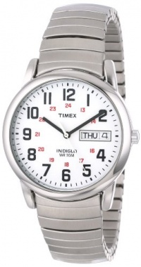 Timex Men's T20461 Easy Reader Silver-Tone Expansion Band Watch Timex Men's T20461 Easy Reader Silver-Tone Expansion Band Watch