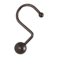 Maytex Mills Metal Ball Shower Ring, Oil Rubbed Bronze, 12 Count Maytex Mills Metal Ball Shower Ring, Oil Rubbed Bronze, 12 Count