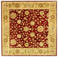 Area Rug 8x8 Square Traditional Red - Gold Color - Safavieh Heritage Rug from RugPal Area Rug 8x8 Square Traditional Red - Gold Color - Safavieh Heritage Rug from RugPal