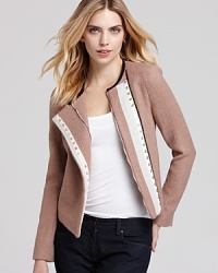 Sophistication with an edge is DIANE von FURSTENBERG's signature and this beautifully tailored wool-blend jacket taps into that aesthetic with effortless chic. Sophistication with an edge is DIANE von FURSTENBERG's signature and this beautifully tailored wool-blend jacket taps into that aesthetic with effortless chic.