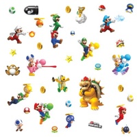 ROOMMATES 673SCS Nintendo Super Mario Peel and Stick Wall Decals ROOMMATES 673SCS Nintendo Super Mario Peel and Stick Wall Decals