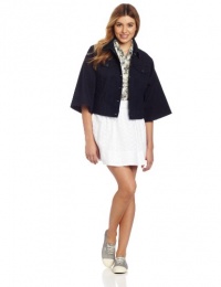 Levi's Juniors Kimono Trucker Jacket,Dark Pacific,Medium Levi's Juniors Kimono Trucker Jacket,Dark Pacific,Medium