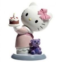 Lladro Nao Porcelain Figurine Hello Kitty Happy Birthday Lladro Nao Porcelain Figurine Hello Kitty Happy Birthday