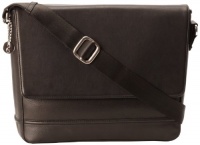 John Varvatos Star USA Men's Dress Leather East/West Messenger John Varvatos Star USA Men's Dress Leather East/West Messenger