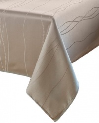 Gourmet Spillproof 60-Inch by 120-Inch Fabric Tablecloth, Ivory Gourmet Spillproof 60-Inch by 120-Inch Fabric Tablecloth, Ivory