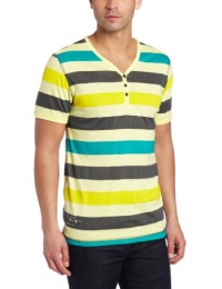 Marc Ecko Cut & Sew Men's Reverse Printed Slub Short Sleeve Knit Marc Ecko Cut & Sew Men's Reverse Printed Slub Short Sleeve Knit