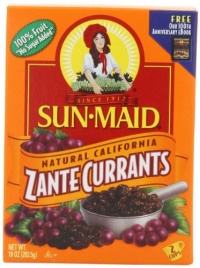 Sun Maid California Zante Currants, 10-Ounce Boxes (Pack of 6) Sun Maid California Zante Currants, 10-Ounce Boxes (Pack of 6)