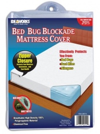 Ideaworks Bed Bug Blockade Mattress Cover- Queen Size Mattress Ideaworks Bed Bug Blockade Mattress Cover- Queen Size Mattress
