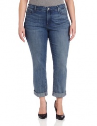 NYDJ Women's Plus-Size Boyfriend Roll Cuff, Manchester Wash, 22W NYDJ Women's Plus-Size Boyfriend Roll Cuff, Manchester Wash, 22W