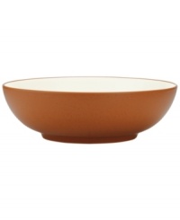 Make everyday meals a little more fun with Colorwave dinnerware from Noritake. Mix and match this round vegetable bowl in terra cotta and white with other shapes and shades for a tabletop that's endlessly stylish. Make everyday meals a little more fun with Colorwave dinnerware from Noritake. Mix and match this round vegetable bowl in terra cotta and white with other shapes and shades for a tabletop that's endlessly stylish.