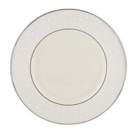 Lenox Pearl Innocence Platinum Banded Ivory China Dinner Plate Lenox Pearl Innocence Platinum Banded Ivory China Dinner Plate