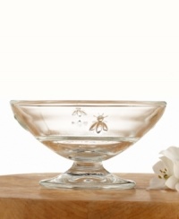 Satisfy your sweet tooth. Inspired by an official travel set belonging to Napoleon, this La Rochere glass collection is both a nod to history and a modern classic. Famous for its uniquely clear glass and sturdy construction, Napoleonic Bee is ideal for everyday use. Satisfy your sweet tooth. Inspired by an official travel set belonging to Napoleon, this La Rochere glass collection is both a nod to history and a modern classic. Famous for its uniquely clear glass and sturdy construction, Napoleonic Bee is ideal for everyday use.