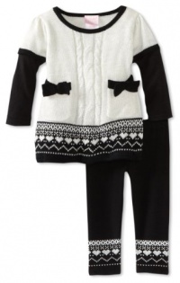 Nannette Baby-Girls Infant 2 Piece Sweater Set, White, 12 Months Nannette Baby-Girls Infant 2 Piece Sweater Set, White, 12 Months