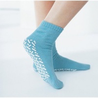 Medline Blue Adult Soft Knit Gripper Slippers - 3 Pair - 1 Size Fits Most Medline Blue Adult Soft Knit Gripper Slippers - 3 Pair - 1 Size Fits Most