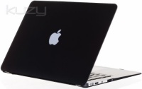 Kuzy - AIR 13-inch BLACK Rubberized Hard Case Cover for Apple MacBook Air 13.3 (Models: A1369 and A1466) - BLACK Kuzy - AIR 13-inch BLACK Rubberized Hard Case Cover for Apple MacBook Air 13.3 (Models: A1369 and A1466) - BLACK