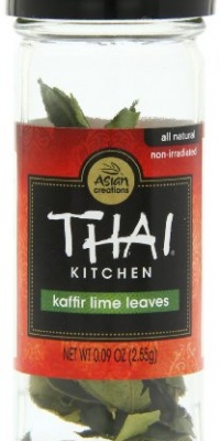 Thai Kitchen Seasoning, Kaffir Lime Leaves, 0.09-Ounce (Pack of 3) Thai Kitchen Seasoning, Kaffir Lime Leaves, 0.09-Ounce (Pack of 3)