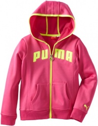 Puma - Kids Girls 7-16 Active Core Hoodie, Raspberry Rose, Small