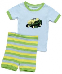 Leveret Shorts Lawn Mower 2 Piece Pajama 100% Cotton (Size 6M-5T) Leveret Shorts Lawn Mower 2 Piece Pajama 100% Cotton (Size 6M-5T)