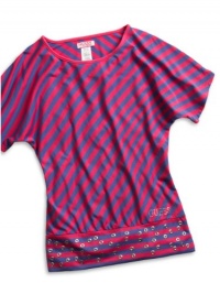 GUESS Kids Girls Big Girl Top with Grommets, MULTICOLORED (10/12) GUESS Kids Girls Big Girl Top with Grommets, MULTICOLORED (10/12)