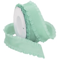 Morex Ribbon Double Ruffle Ribbon, 1-1/2-Inch by 16.5-Yard, Aqua Morex Ribbon Double Ruffle Ribbon, 1-1/2-Inch by 16.5-Yard, Aqua