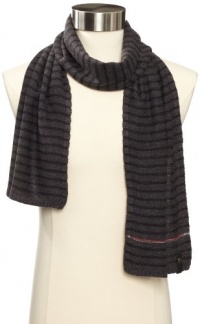 Marc New York by Andrew Marc Men's Reverse Jersey Stripe Scarf Marc New York by Andrew Marc Men's Reverse Jersey Stripe Scarf