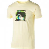 Quiksilver Stamped Logo T-Shirt - Short-Sleeve - Men's Maize, S Quiksilver Stamped Logo T-Shirt - Short-Sleeve - Men's Maize, S