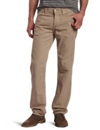 7 For All Mankind Men's Standard In Summer Linen Jean, Khaki, 32