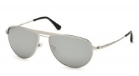 Tom Ford 0207 17C Silver William Aviator Sunglasses Lens Category 3 Lens Mirror