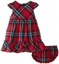 Nautica Baby-Girls Infant Cap Sleeve Plaid Dress, Red, 12 Months Nautica Baby-Girls Infant Cap Sleeve Plaid Dress, Red, 12 Months
