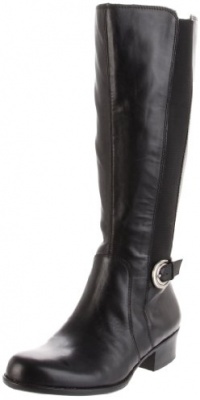 Naturalizer Women's Arness Wide Shaft Riding Boot,Black,12 M US