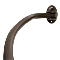 Zenith 56-Inch to 72-Inch Adjustable Curved Rod, Heritage Bronze Zenith 56-Inch to 72-Inch Adjustable Curved Rod, Heritage Bronze