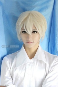 Taobaopit APH Arthur Kirkland Costume Short White Party Cosplay Wig Taobaopit APH Arthur Kirkland Costume Short White Party Cosplay Wig