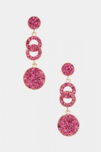 Trendy Fashion Jewelry - Dangling Crystal Earrings - By Fashion Destination (Rose) | Free Shipping Trendy Fashion Jewelry - Dangling Crystal Earrings - By Fashion Destination (Rose) | Free Shipping