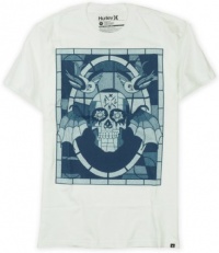 Hurley Mens Medevial Skull Graphic Graphic T-Shirt - Style 0139 Hurley Mens Medevial Skull Graphic Graphic T-Shirt - Style 0139