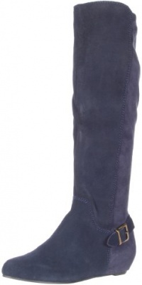 STEVEN by Steve Madden Women's Levityy Boot,Navy Suede,7.5 M US STEVEN by Steve Madden Women's Levityy Boot,Navy Suede,7.5 M US