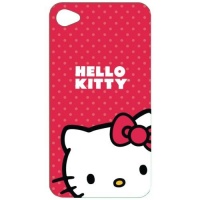 HELLO KITTY KT4488R4 iPhone 4 Polycarbonate Wrap - Retail Packaging -Red/White HELLO KITTY KT4488R4 iPhone 4 Polycarbonate Wrap - Retail Packaging -Red/White