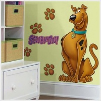 Magnificent Peel & Stick By RoomMates Scooby Doo Giant Wall Decal Magnificent Peel & Stick By RoomMates Scooby Doo Giant Wall Decal