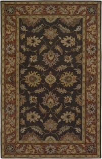 Surya CAE-1036 Caesar Chocolate 8-Feet by 10-Feet Oval Area Rug Surya CAE-1036 Caesar Chocolate 8-Feet by 10-Feet Oval Area Rug