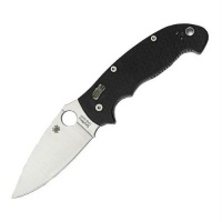 Spyderco Manix2 G-10 Plain Edge Knife, X-large Knife, Black Spyderco Manix2 G-10 Plain Edge Knife, X-large Knife, Black