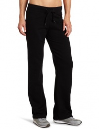 Champion Women's Eco Fleece Open Bottom Pant, Black, Large