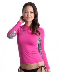 Rip Curl Women's Playa Hermosa Long Sleeve Lycra Top (Rose Small) Rip Curl Women's Playa Hermosa Long Sleeve Lycra Top (Rose Small)