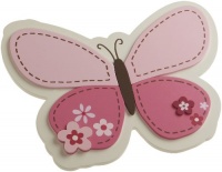 Carter's Butterfly Flowers Wall Art-3D, Pink/Choc, 14 X 12.5 X .75 Carter's Butterfly Flowers Wall Art-3D, Pink/Choc, 14 X 12.5 X .75