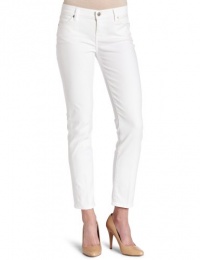 7 For All Mankind Women's The Slim Straight Jean in Clean White 7 For All Mankind Women's The Slim Straight Jean in Clean White