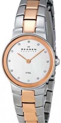 Skagen Women's 430SSRX Denmark White Dial Watch Skagen Women's 430SSRX Denmark White Dial Watch