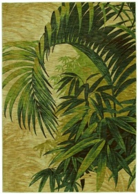 Tommy Bahama Polynesian Palms Area Rug, 3.6-Feet by 5-Feet, Beige Tommy Bahama Polynesian Palms Area Rug, 3.6-Feet by 5-Feet, Beige
